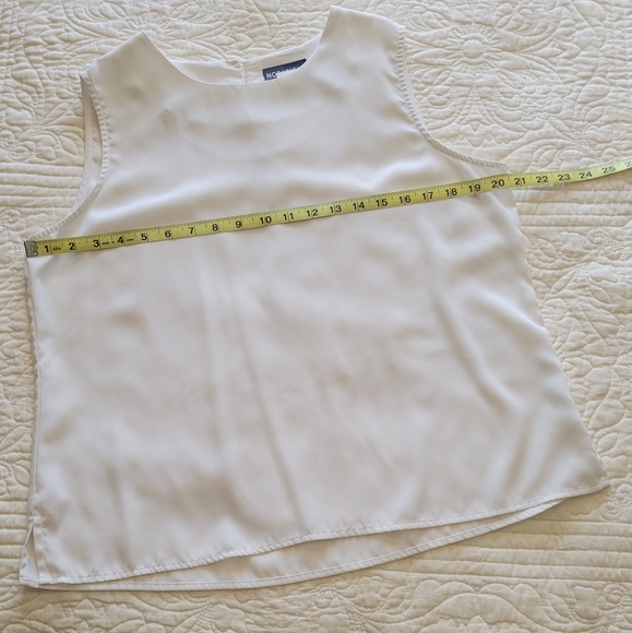 vintage notations white tank 90s y2k M - Picture 4 of 6